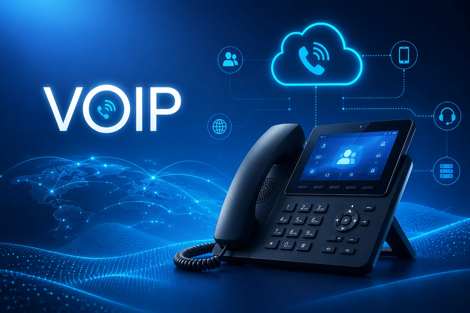 تلفن تحت شبکه | VOIP