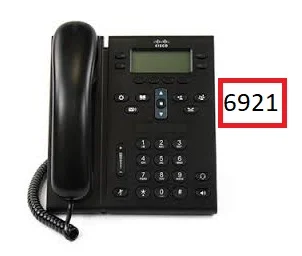 تلفن تحت شبکه سیسکو Cisco IP Phone 6921 | خرید و مشخصات