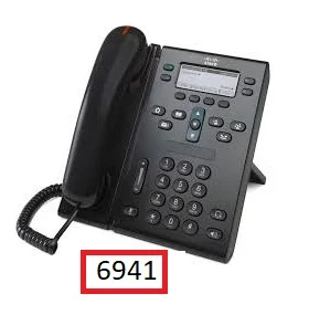 تلفن تحت شبکه سیسکو Cisco IP Phone 6941 | خرید و مشخصات